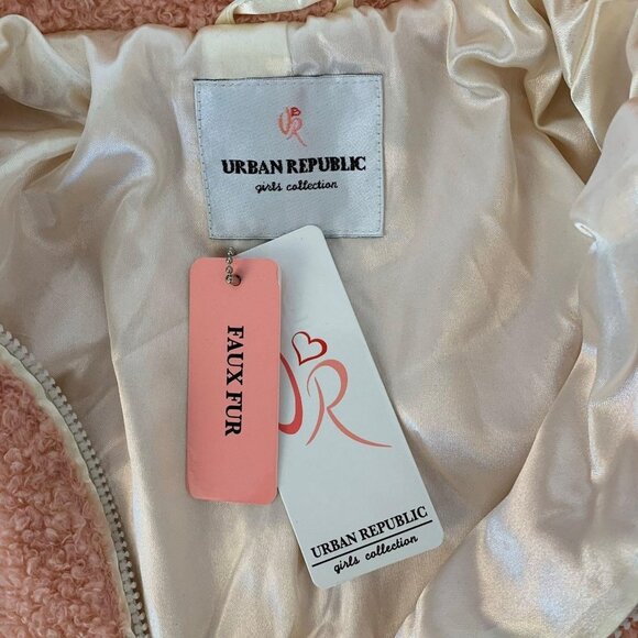 NWT Urban Republic Soft Fleece 6X Front Zip Jacket - Picture 4 of 6